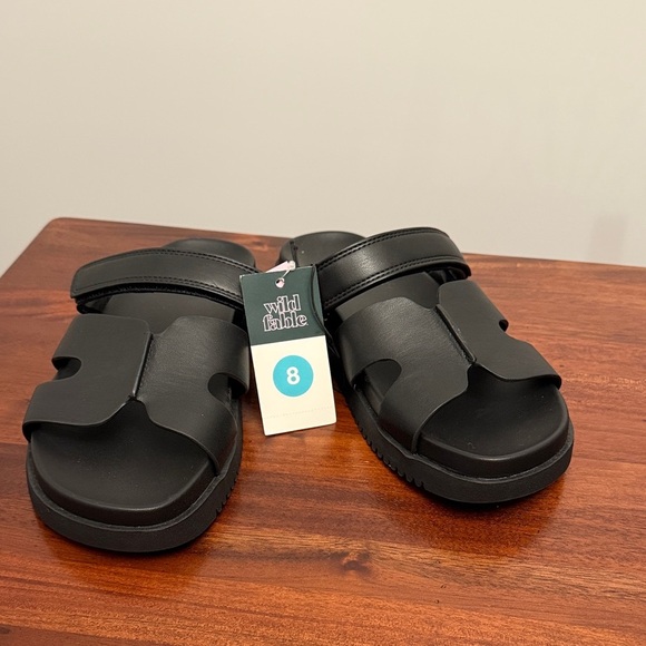 wild fable Shoes - Wild Fable woman’s Hayley Black Sandals New Size 8